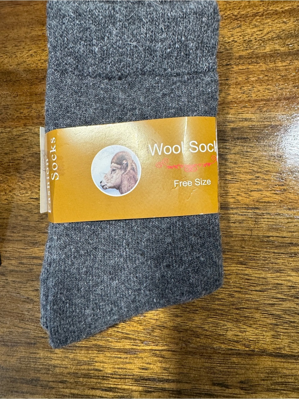Gray Wool Socks - Classic Heather